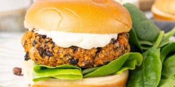 Chipotle Black Bean Burgers (Vegan)