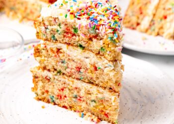 Vegan Funfetti Cake – Oh My Veggies