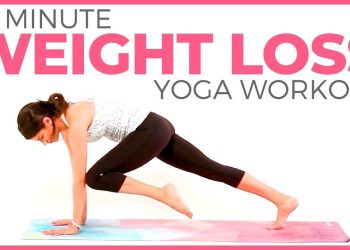 20 min Yoga for WEIGHT LOSS, Fat Burning Yoga Workout | Sarah Beth Yoga