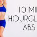 10 min LOWER ABS & LOVE HANDLE WORKOUT (No Equipment Belly Burn)
