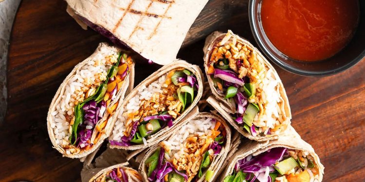 Buffalo Shredded Tofu Wrap: Spicy and Protein-Packed Meal
