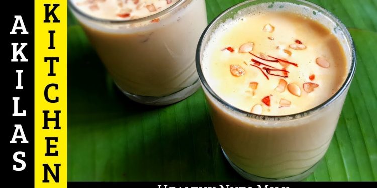 Try this healthy drink to cure your tiredness | Healthy nuts Milk | Masala nuts milk |Akilas kitchen