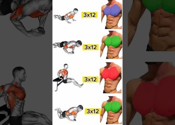 ULTIMATE At Home Chest Workout – NO Equipment Upper, Lower, Middle Exercises #pushupsworkout