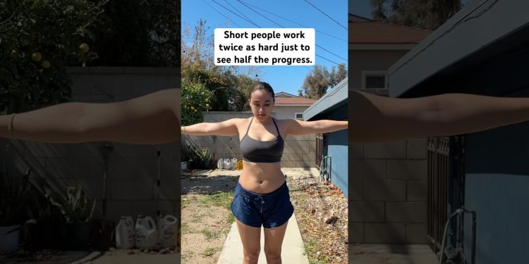 being short make losing weight feel 10x harder 😭 #fitness #workoutmotivation #weightlossjourney