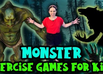 Monster Exercise for Kids | Scary Workout for Children | Indoor PE Lesson