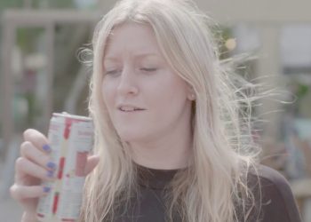 innocent bubbles. A healthy drink in a can. How refreshing.