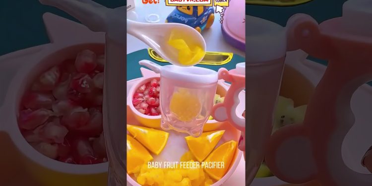 Baby Fruit Feeder Pacifier: Soothe Teething Pain & Add Healthy Nutrition #BabyCare #Parenting