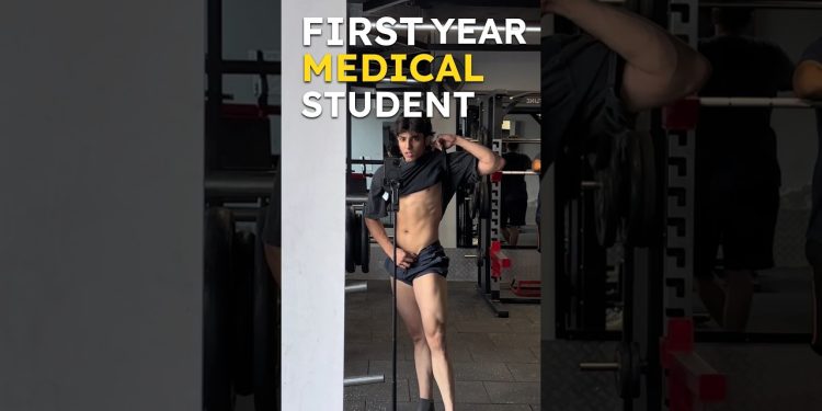 A day as Medical student & Gymrat | Surviving MBBS #mbbs #fitness #hostellife #viral #shorts