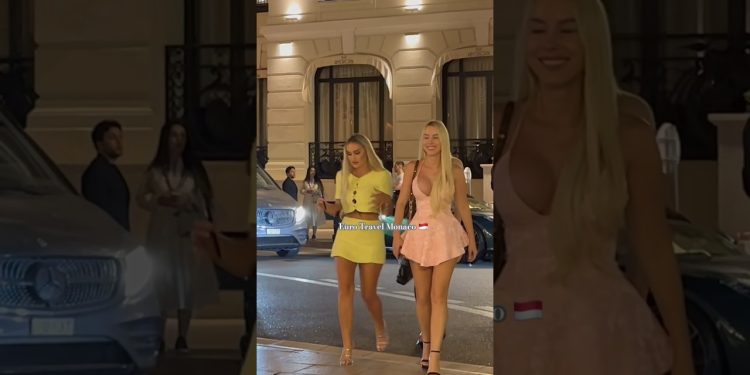 Beautiful Girls Night Vibes Monaco 🇲🇨 #luxury #rich #life