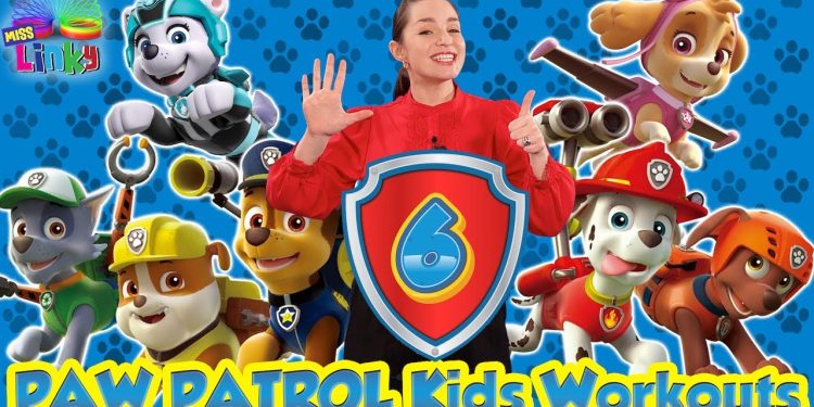 Paw Patrol Exercise Adventure | Indoor Workout Video for Children | Adventure Run
