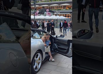 Millionaire Lady Boss enjoying her Ferrari in Monaco #monaco #billionaire #luxury #lifestyle#life
