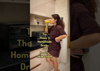 Try these 3 homemade drinks for healthy skin & hair 😍 #healthydrinks #skincare #haircare