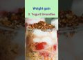 Top 5 drinks for weight gain| #health #food