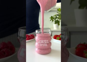 5-ingredient High-protein Smoothie without Protein Powder😋 #smoothie #healthyrecipes #breakfast