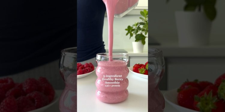 5-ingredient High-protein Smoothie without Protein Powder😋 #smoothie #healthyrecipes #breakfast