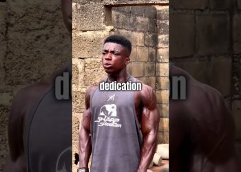 Jacked African Bodybuilder