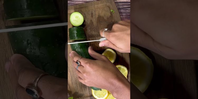 Detox Water Series: Part 1, Cucumber Lemon Water #detox #detoxification #lemonade #healthy