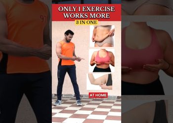 3 in one exercise #homeworkout #weightloss #youtubeshorts #trending #fitness #viral #shorts #share