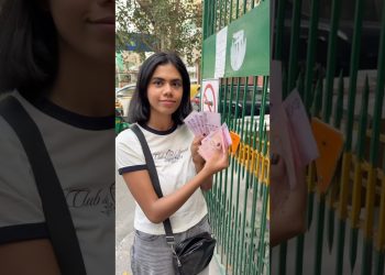 My First Sponsored INTERNATIONAL Trip!✈️😭 Getting Money Exchange 💵 #minivlog #shorts #travel #vlog