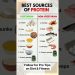 Best Protein sources for Veg and Non Veg #diettips #nutrition #healthyfood #vegetarian