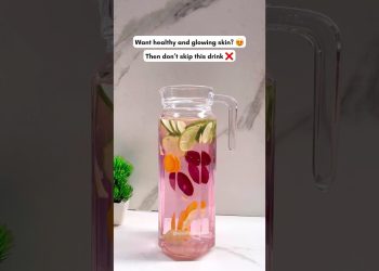 Want Clear Skin😍then don’t skip this drink❌#detox#detoxwater#beetroot#alkalinewater#skincare#shorts