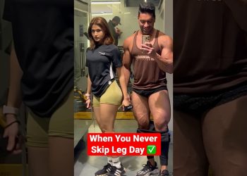 When You Never Skip Leg Day ✅ #fitness #couple #gym
