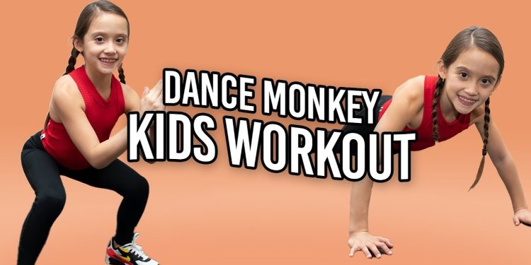 8 Year Old Leads TABATA Workout For Kids 💥