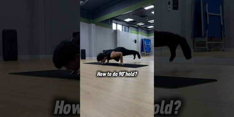How to do 90° hold? #calisthenics #fitness #workout #bodyweighttraining