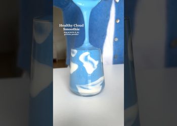 Healthy Cloud Smoothie☁️🩵 #healthyrecipes #smoothie #easyrecipes