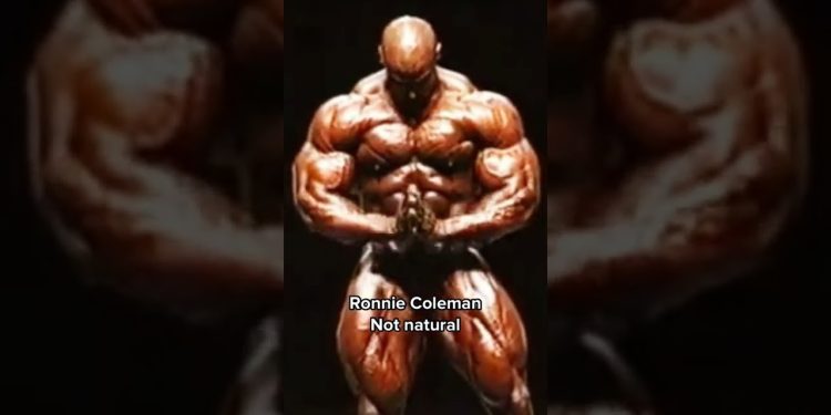 Ronnie Coleman NATURAL VS. NOT NATURAL. #shorts #gym #bodybuilding #legend