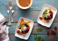 Vegan Chocolate Bread Pudding with Toffee Sauce