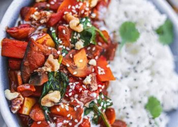 Vegan Eggplant Butternut Squash Curry