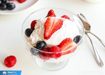 No Churn Keto Frozen Coconut Yogurt