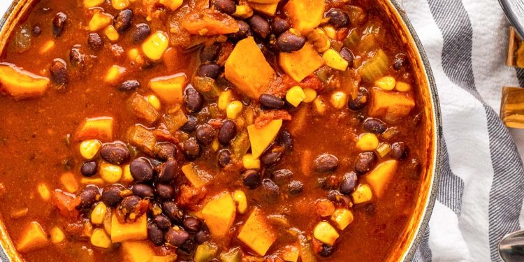 Sweet Potato Black Bean Chili