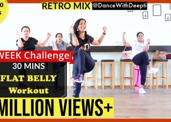 DWD#104 | 30mins Daily BELLY FAT BURN Workout | Easy Exercise to Lose weight 3-5kgs #dancewithdeepti