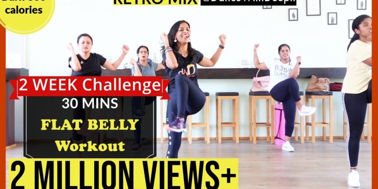 DWD#104 | 30mins Daily BELLY FAT BURN Workout | Easy Exercise to Lose weight 3-5kgs #dancewithdeepti