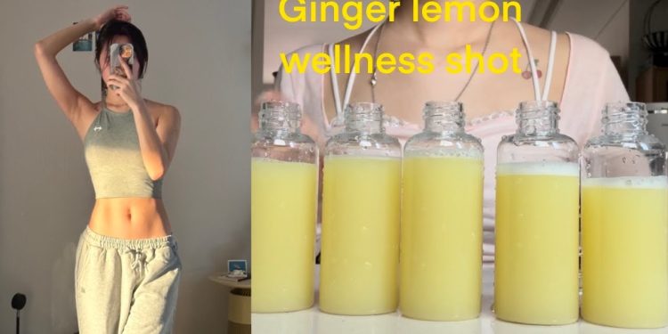 WHAT I DRINK EVERY MORNING for glowing skin, flat stomach | 디톡스 레몬진저샷 만들기