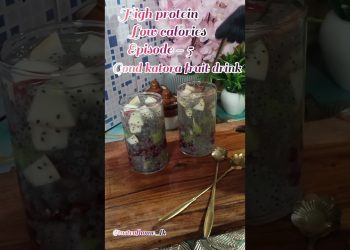 Healthy gondkatira fruit drink🍹#healthydrink #gondkatira #gondkatiradrink #gondkatirarecipe #juices