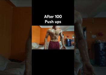 before and after 100 push ups #motivation #workout #gym #challenge #aesthetic