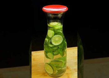 Detox Water For Summers | Best Detox Water For Weight Loss & Clear Skin | ASMR Cooking #shorts #asmr