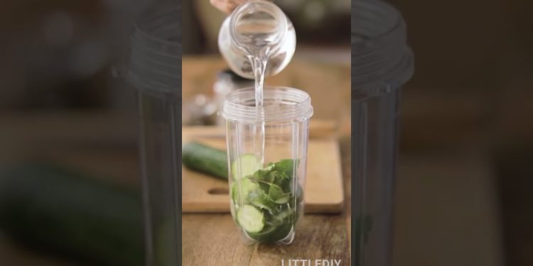 Drink this for Clear glowing skin – cucumber water