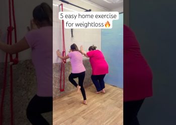5 easy home exercise for weightloss🔥#shorts #trending #weightloss #youtubeshorts #fitness #ytshorts