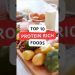 Top 10 Protein Rich Foods #protein #healthyeating #food #nutrition #diet #foodfacts #youtubeshorts