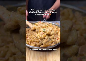 Craving Fajita Chicken Mac n Cheese for Weight Loss? Recipe Dropping TODAY! #recipe #fitness