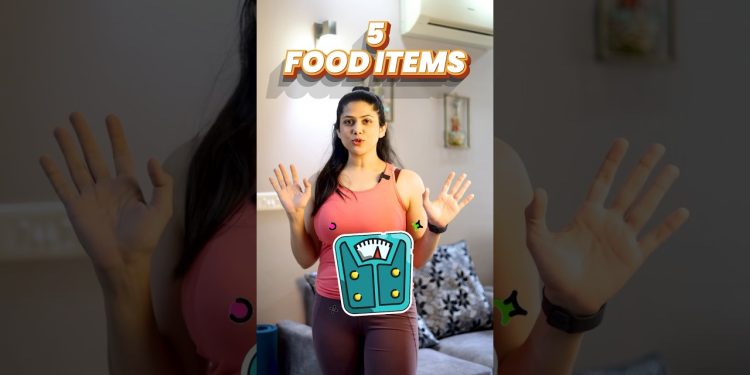 5 food items for losing weight 🏋🏻‍♀️ #health #weightloss #fitness