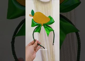 Fruit Headband for Nutrition Month #NutritionMonth2025 #nutrition #diy #diyideas #mango #headdress
