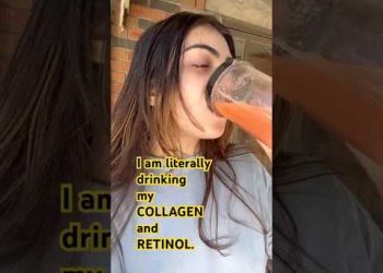 Are you drinking your COLLAGEN and RETINOL? Best drink for skin and hair! #skincare  #healthydrink