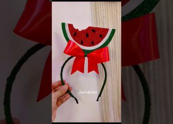 Fruit Headband #NutritionMonth2025 #nutrition #diy #diyideas #watermelon #headdress