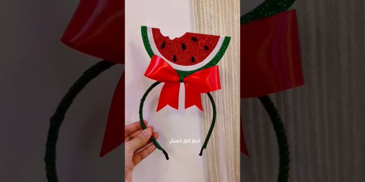 Fruit Headband #NutritionMonth2025 #nutrition #diy #diyideas #watermelon #headdress