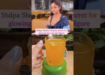 Shilpa Shetty Morning Drink Routing For Healthy & Glowing Skin #shorts #ytshorts #shortsfeed